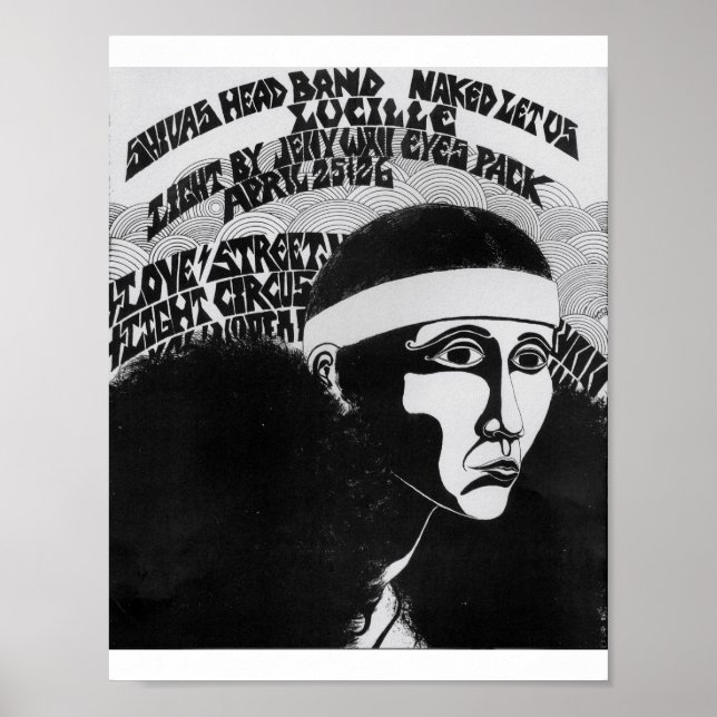 LoveStreetLightCircus flyer LoveStreetApr25&26'69 Poster (Front)