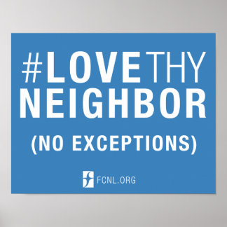#LoveThyNeighbor Poster