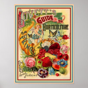 Lovett's 1895 Horticulture Guide 12x16 Poster