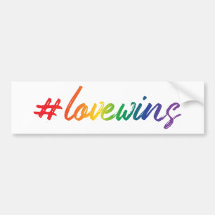 #LoveWins Bumper Sticker