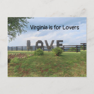 LOVEworks Sign - Crozet, VA Postcard