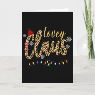 Lovey Claus - Christmas Gift  Card