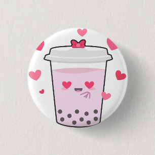 Lovey Dovey Nika Button Pin
