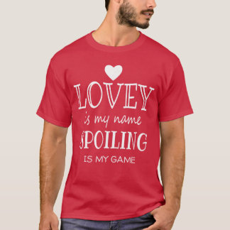 Lovey Is My Name Special Grandma retro T-Shirt
