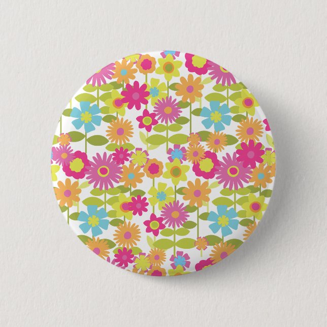 Lovey's Garden 6 Cm Round Badge (Front)