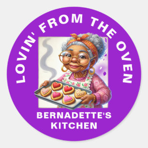 Lovin' From the Oven Classic Round Sticker