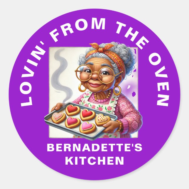 Lovin' From the Oven Classic Round Sticker (Front)