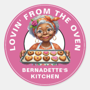 Lovin' From the Oven Classic Round Sticker