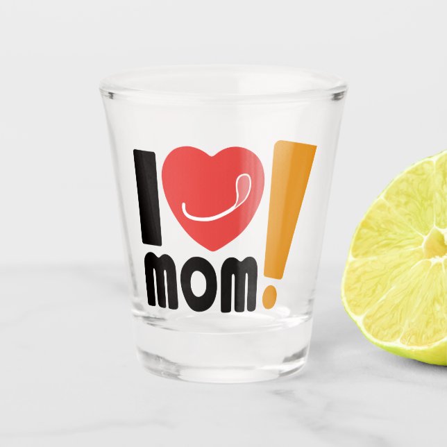 lovin Mum Shot Glass (Front)