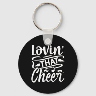 Lovin That Cheer Cheerleader Key Ring