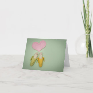 Loving Bananas Greeting Card