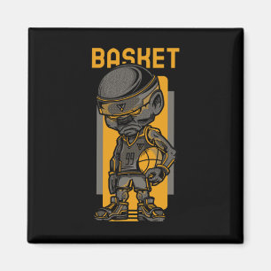 Loving Basketball Magnet