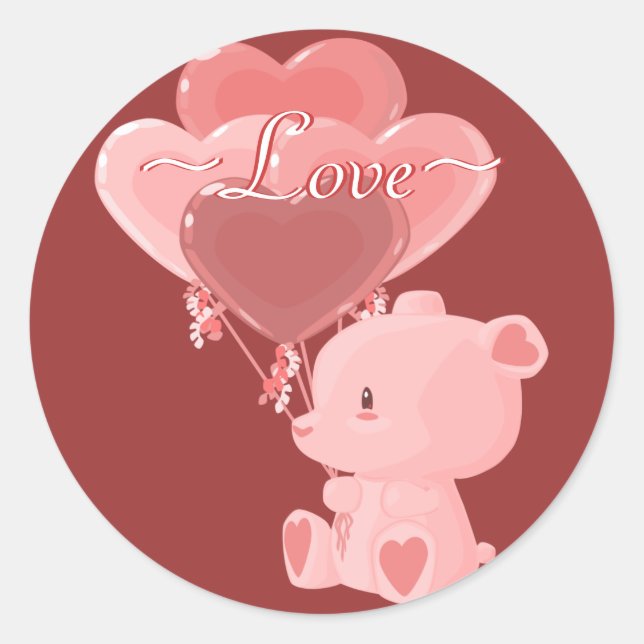 Loving Bear Stickers (Front)