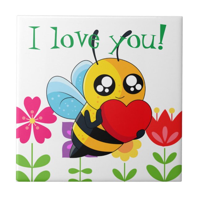 Loving Bee Tile (Front)
