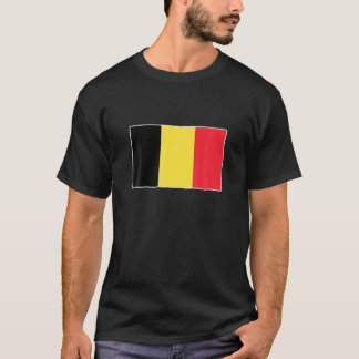 Loving Belgium Flag Patriotic Belgian Sports Suppo T-Shirt
