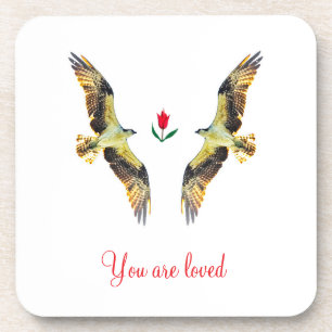 Loving birds. Ospreys  Coaster