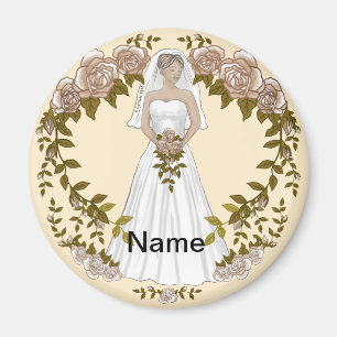 Loving Bride Wedding  magnet