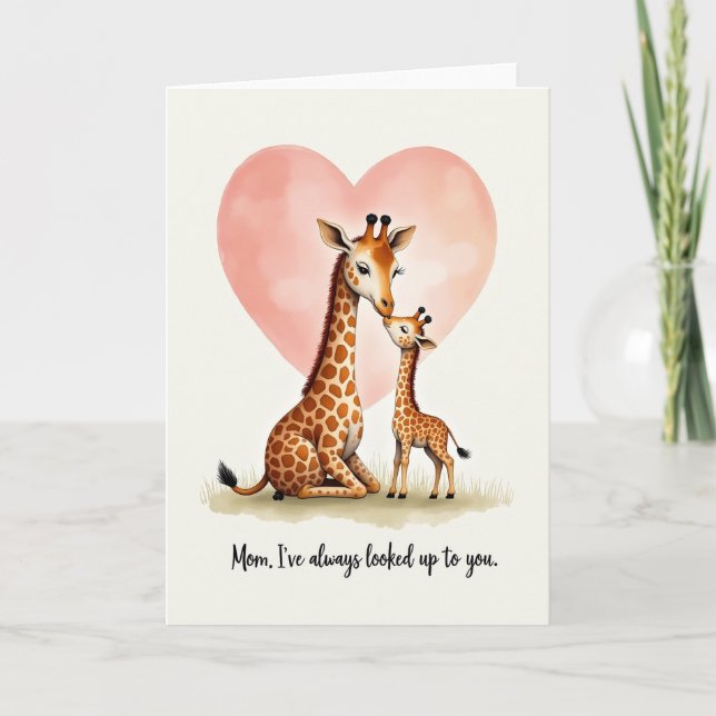 Loving Caramel Creature Mothers Day Card (Front)