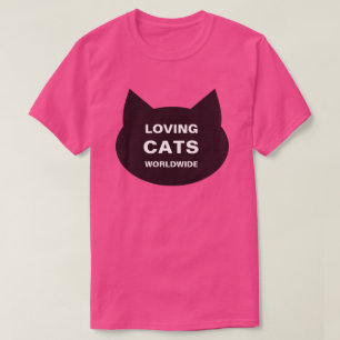 LOVING CATS WORLDWIDE KITTY LOGO CLASSIC TEE