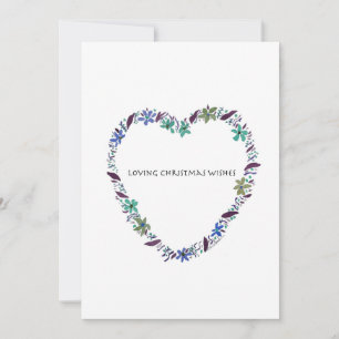 Loving Christmas Wishes Holiday Card