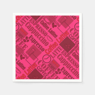 Loving coffee napkin