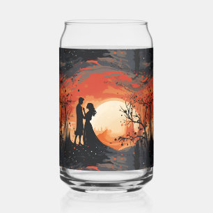 Loving Couple  Can Glass