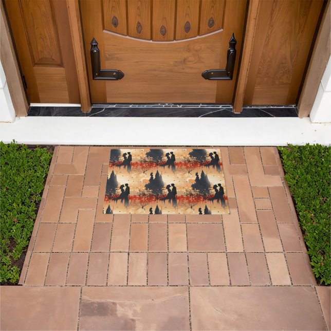Loving Couple  Doormat (Outdoor)