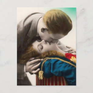 Loving Couple Vintage Postcard