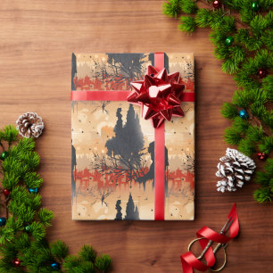 Loving Couple  Wrapping Paper