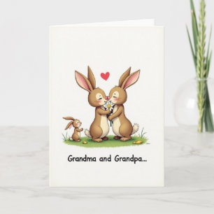 Loving Creatures Embrace Card