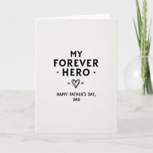 Loving Dads Day Hand Art Card