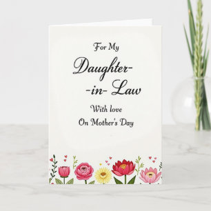 Loving Daughterinlaw Day Card