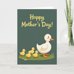 Loving Ducklings Mothers Day Card