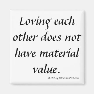 loving each other magnet