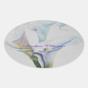 LOVING EASTER .. OVAL STICKER