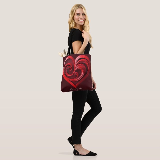 Loving Echoes Tote Bag (On Model)