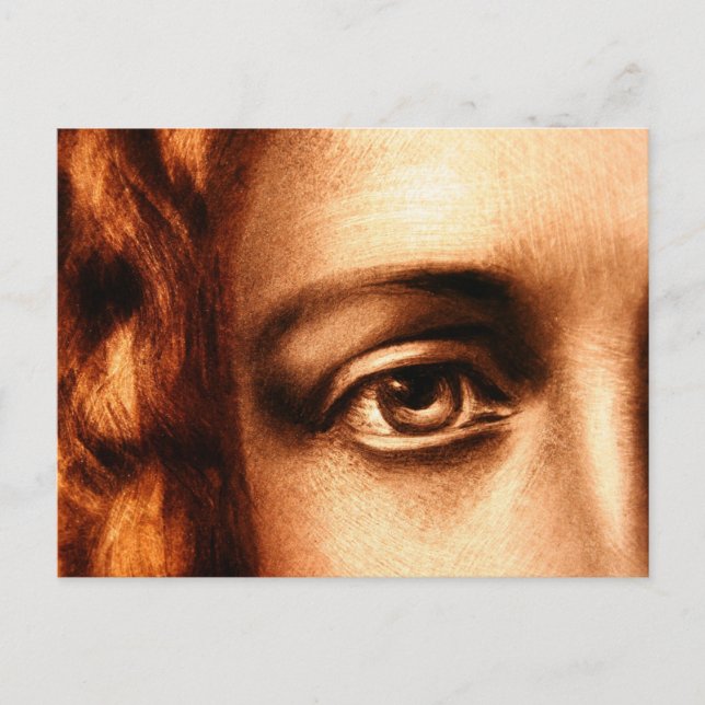 Loving Eye of Jesus Christ Postcard (Front)