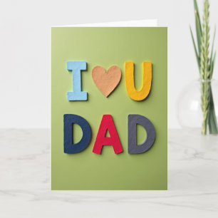 Loving Fathers Day Block Card