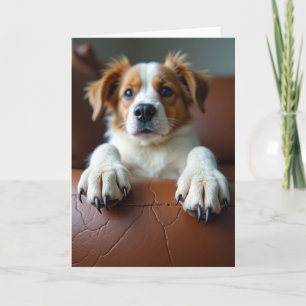 Loving Fathers Day Pup Card