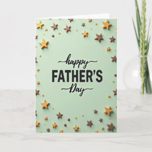 Loving Fathers Day Star Card