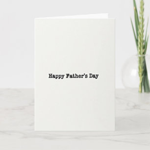 Loving Fathers Day Stencil Card