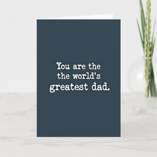 Loving Fathers Day Word Card