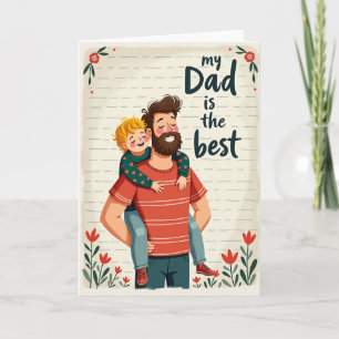 Loving Fathers Embrace Card