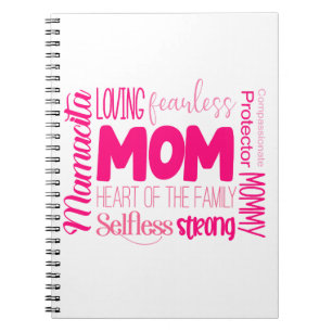 Loving Fearless Mum Heart of the Family Notebook