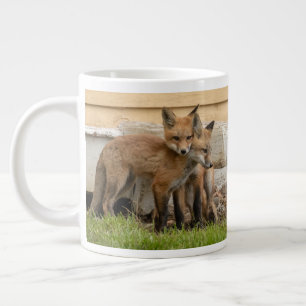 Loving Fox Kits Large Coffee Mug