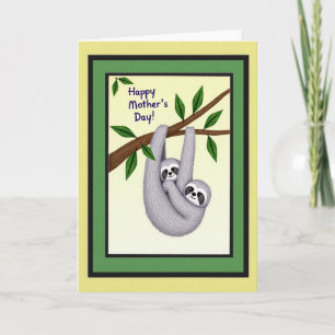 Loving Furry Mother Card