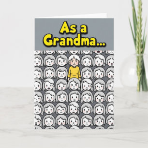 Loving Grandmas Day Art Card