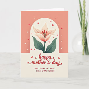 Loving Great Grandmother Card
