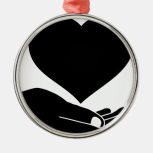 Loving Hand Metal Tree Decoration