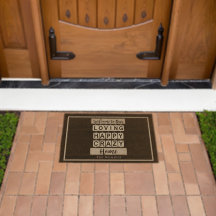 Loving Happy Crazy Home Personalised Family Welcom